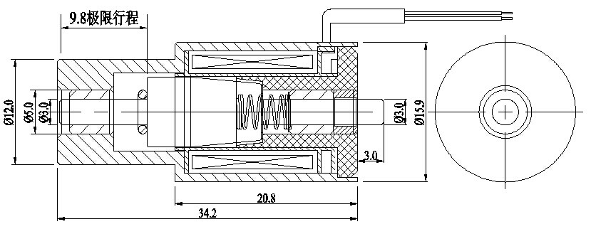 金祿電磁鐵JL-1634T 金祿電磁鐵JL-1634T